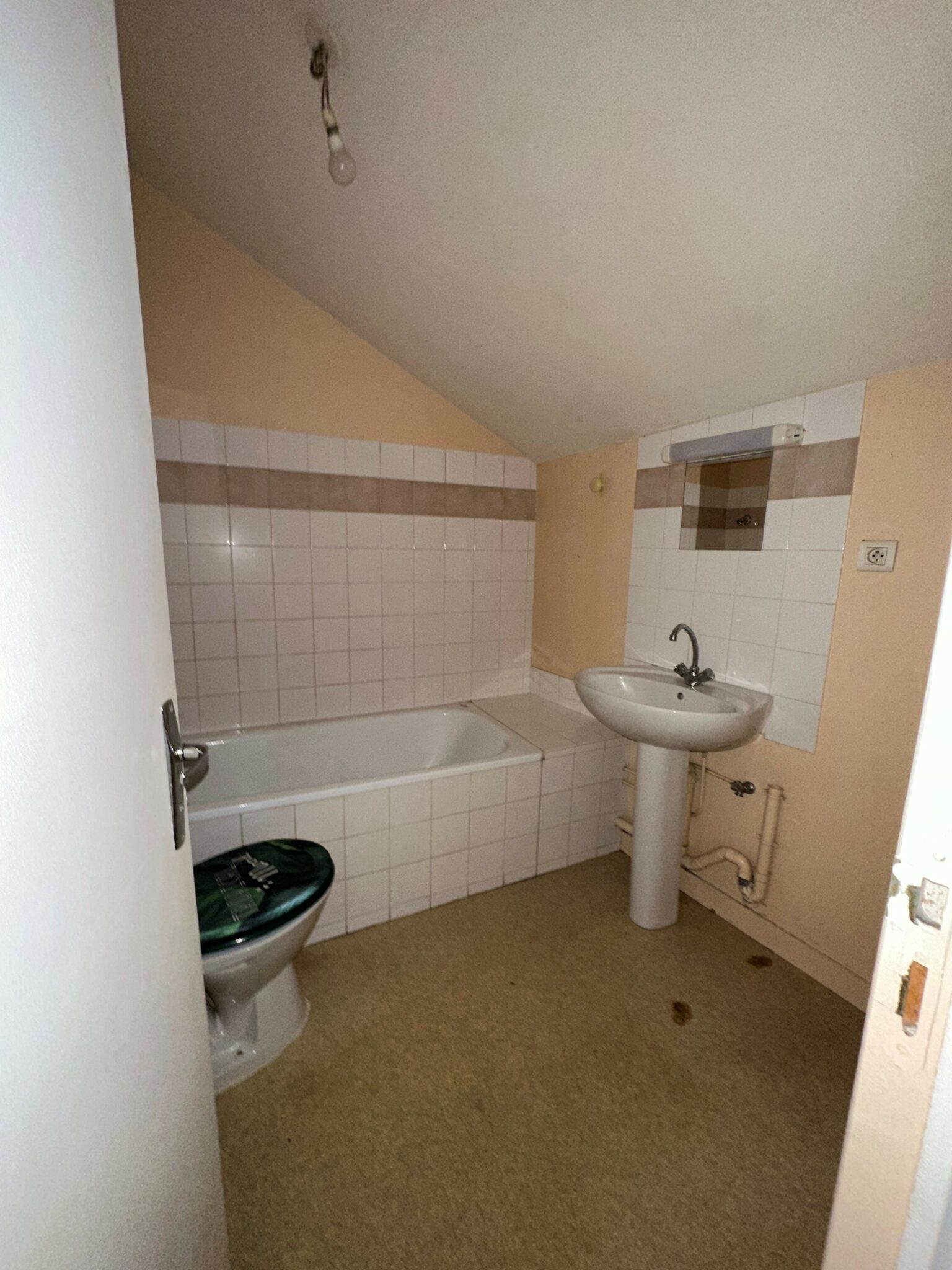 Salle d'eau avec WC du T1, Limoges centre